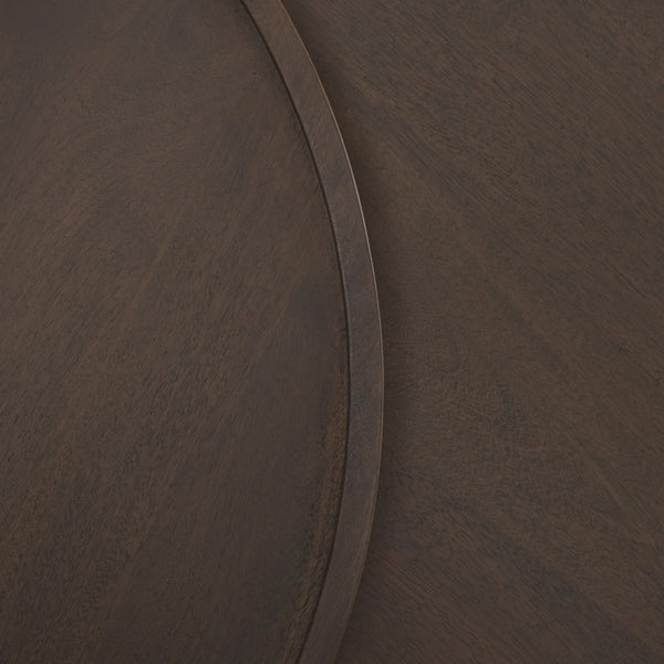 Mercana Takoda Nesting Coffee Tables with Tapered Drum Base - Rustic Mango Wood Design for Elegant Spaces 71011-AB