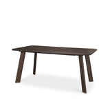 Welborn Dining Table - Solid Mango Wood with Rich Finish in Minimalist Design for Modern Homes