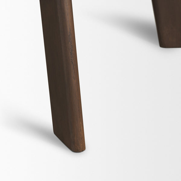 Mercana Welborn Modern Mango Wood Dining Table - Timeless Design for Family Gatherings and Stylish Spaces 72" Dk Brown Wood Top | Dk Brown Wood Legs 71057-AB