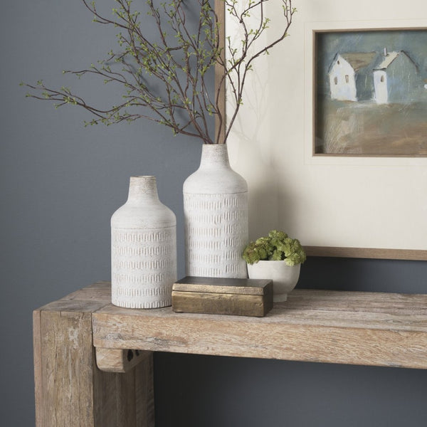 Mercana McArthur Rustic Console Table - Handcrafted Solid Wood with Unique Character for Farmhouse Décor 71034