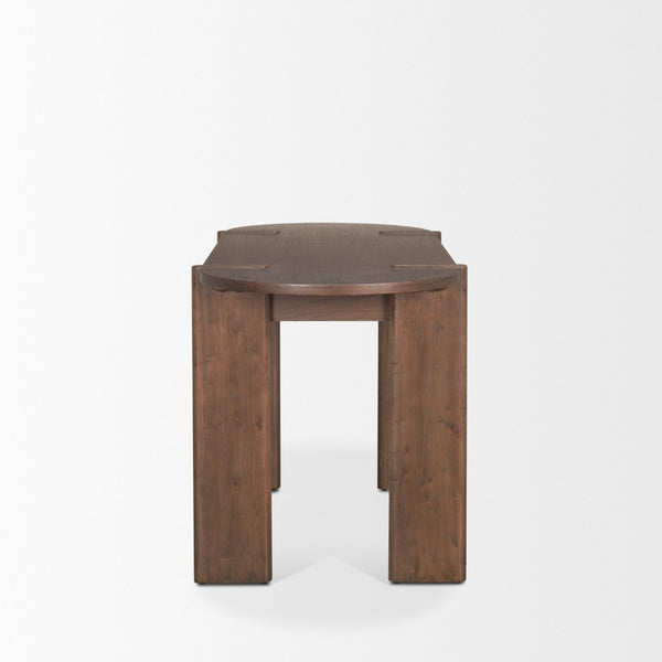 Mercana Sohan Oblong Desk - Timeless Craftsmanship with an Oval Top for Modern Home Office Elegance 70855