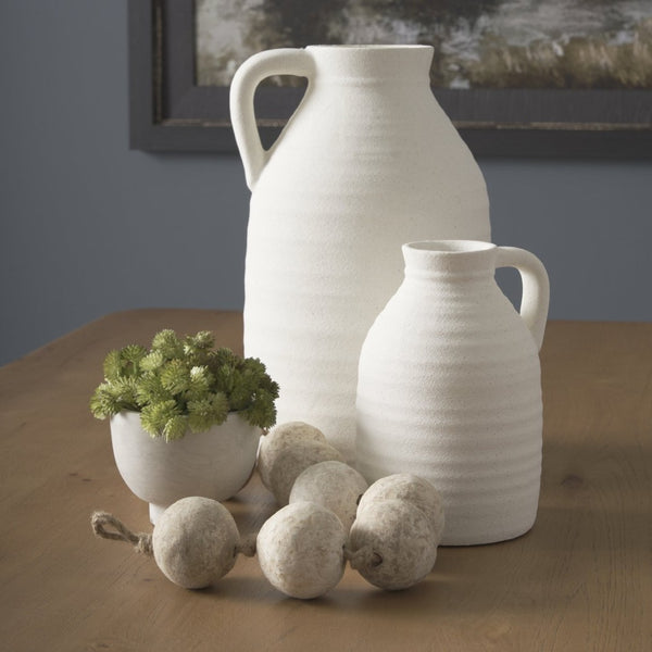 Mercana Varamala Artisanal Sphere Garland – Handcrafted Décor with Sustainable Materials for Stylish Interiors Light Beige | Paper Mache 71033