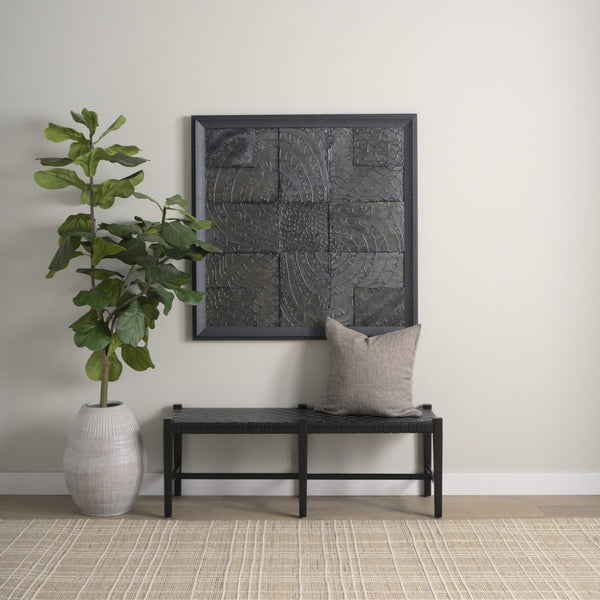 Mercana Jacklyn Square Linen Decorative Pillow Cover - Soft, Versatile Accent for Any Home Décor Style Grey | 22x22 70331