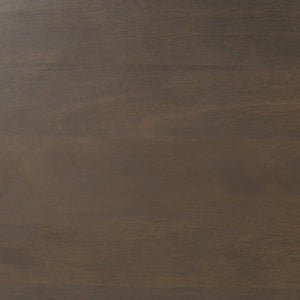 Mercana Jonan Elegant Sideboard with 2 Doors & 3 Drawers - Modern Mango Wood & Antiqued Brass Hardware Dark Brown | Wood 71111