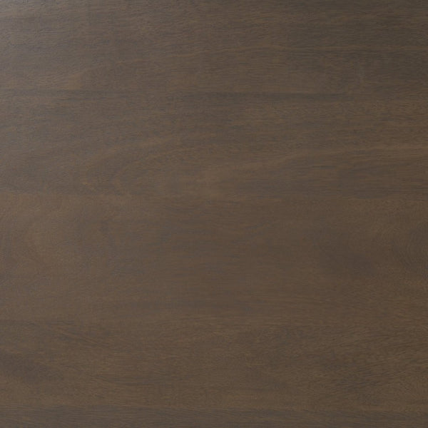 Mercana Jonan Elegant Sideboard with 2 Doors & 3 Drawers - Modern Mango Wood & Antiqued Brass Hardware Dark Brown | Wood 71111