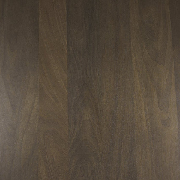 Mercana Jovani Elegant Round Dining Table in Solid Mango Wood with Sculptural Pedestal for Stunning Spaces 48" Dk Brown Wood Top | Dk Brown Wood Base 71104-AB