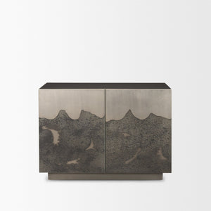 Mercana Roxdale Accent Cabinet - Unique Iron Craftsmanship with Modern Design for Stylish Storage Solutions 71073