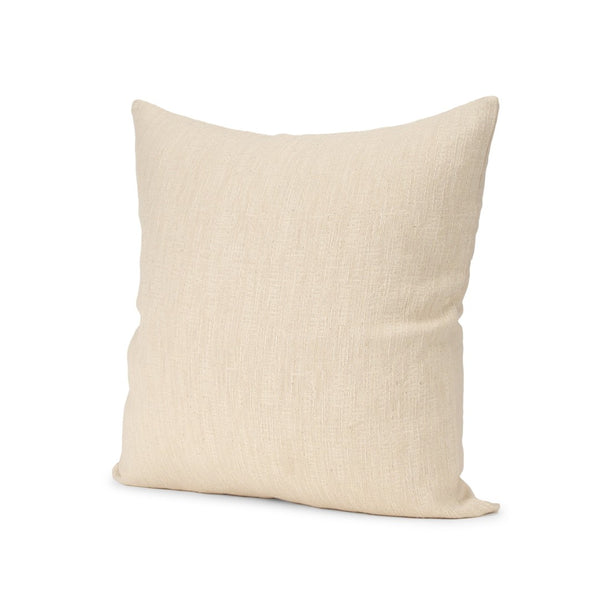 Mercana Jenner Cotton-Linen Blend Decorative Pillow Cover - Versatile, Neutral Elegance for Any Space 71100