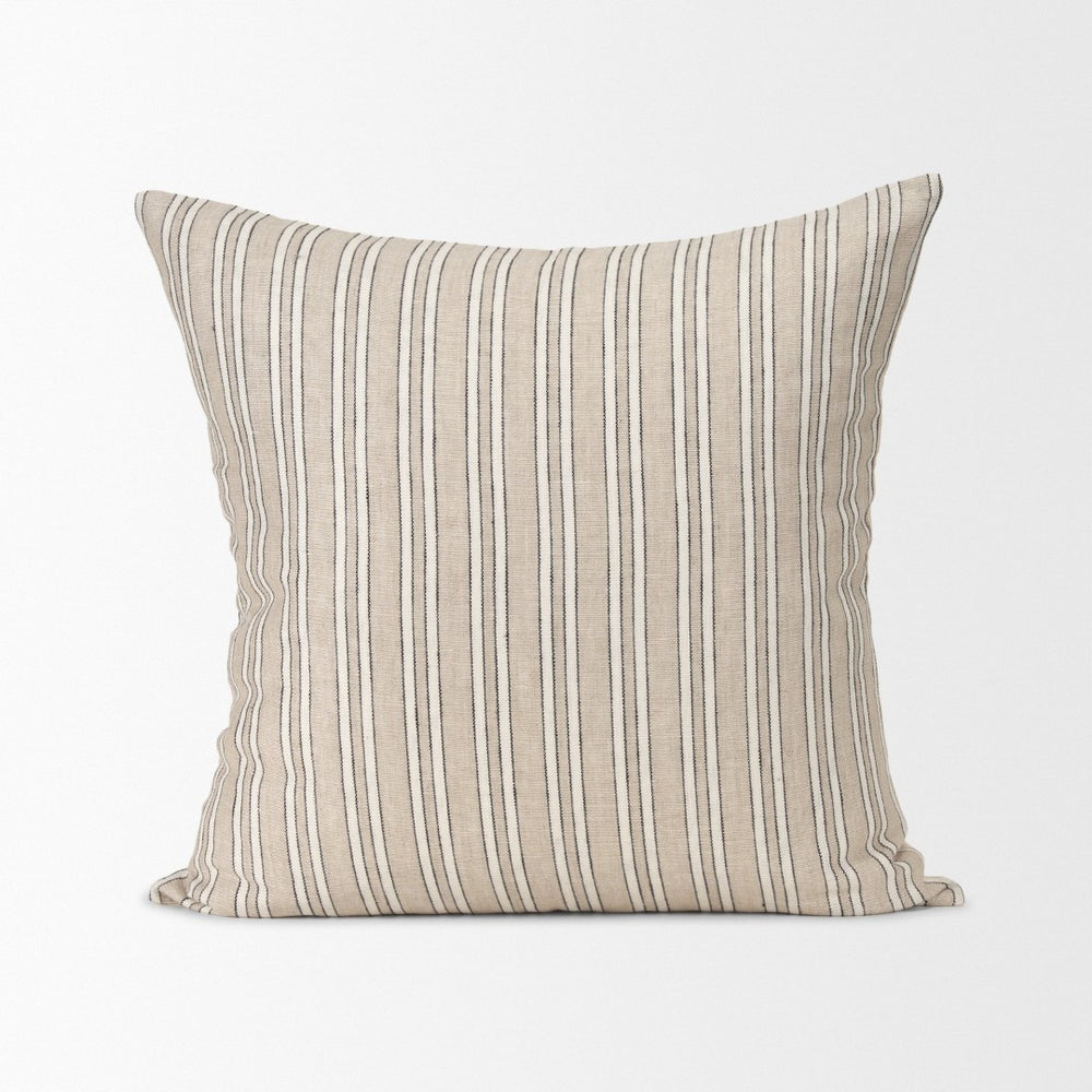 Mercana Jaxon Decorative Cotton-Linen Pillow Cover for Modern Living Spaces - Soft, Versatile Accent Piece 71097