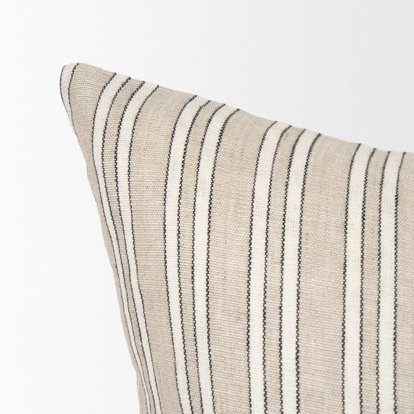 Mercana Jaxon Decorative Cotton-Linen Pillow Cover for Modern Living Spaces - Soft, Versatile Accent Piece 71097
