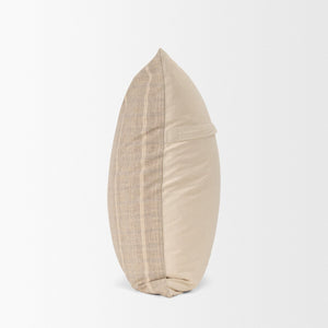 Mercana Jensen Decorative Cotton-Linen Pillow Cover in Soft Gray and Classic Plaid for Effortless Style 71098