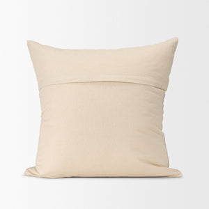 Mercana Jensen Decorative Cotton-Linen Pillow Cover in Soft Gray and Classic Plaid for Effortless Style 71098