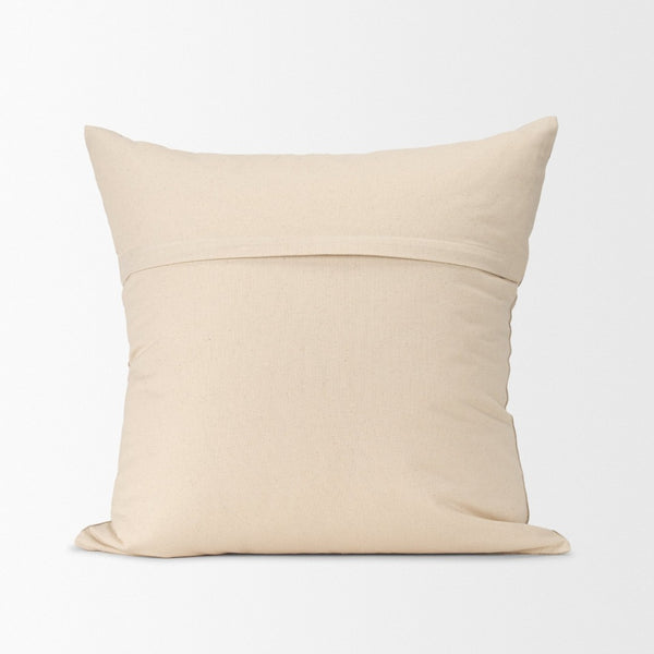 Mercana Jensen Decorative Cotton-Linen Pillow Cover in Soft Gray and Classic Plaid for Effortless Style 71098