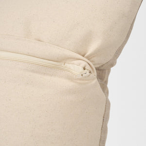 Mercana Jensen Decorative Cotton-Linen Pillow Cover in Soft Gray and Classic Plaid for Effortless Style 71098