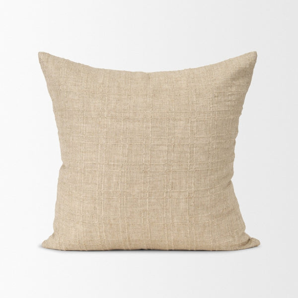 Mercana Jeren Textured Cotton-Linen Decorative Pillow Cover - Cozy, Versatile Home Accent for Any Décor 71099