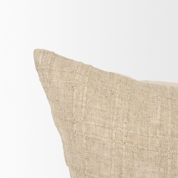 Mercana Jeren Textured Cotton-Linen Decorative Pillow Cover - Cozy, Versatile Home Accent for Any Décor 71099