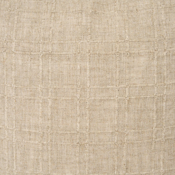 Mercana Jeren Textured Cotton-Linen Decorative Pillow Cover - Cozy, Versatile Home Accent for Any Décor 71099