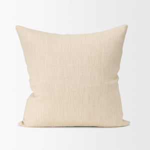 Mercana Jenner Cotton-Linen Blend Decorative Pillow Cover - Versatile, Neutral Elegance for Any Space 71100