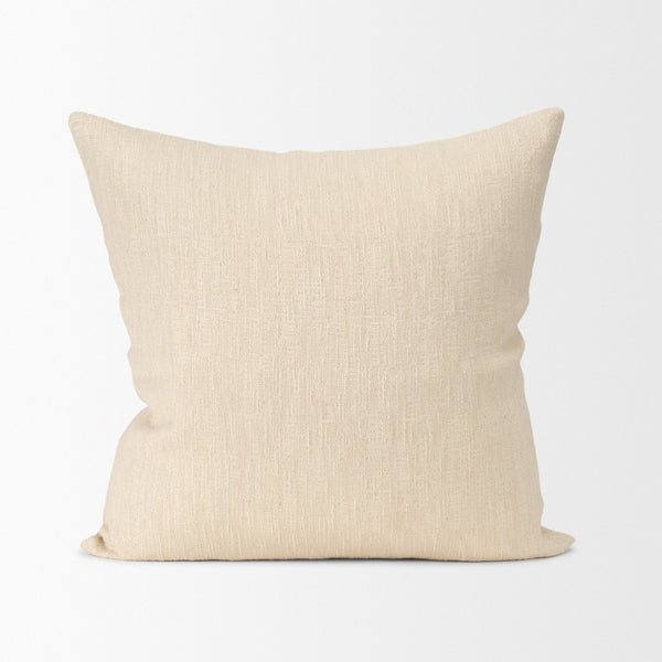 Mercana Jenner Cotton-Linen Blend Decorative Pillow Cover - Versatile, Neutral Elegance for Any Space 71100