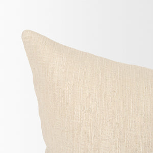 Mercana Jenner Cotton-Linen Blend Decorative Pillow Cover - Versatile, Neutral Elegance for Any Space 71100