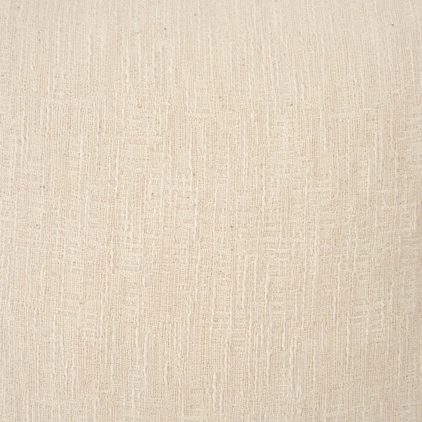 Mercana Jenner Cotton-Linen Blend Decorative Pillow Cover - Versatile, Neutral Elegance for Any Space 71100