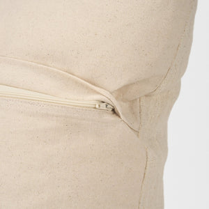 Mercana Jenner Cotton-Linen Blend Decorative Pillow Cover - Versatile, Neutral Elegance for Any Space 71100