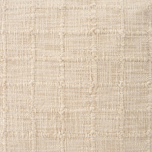 Mercana Jacory Textured Decorative Square Pillow Cover for Cozy Contemporary Home Décor and Style Cream | 14x26 71085