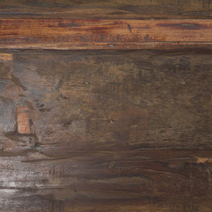 Mercana Estelle Rustic Brown Wood Bench - Handcrafted Charm with Unique Character for Versatile Home Décor 71036