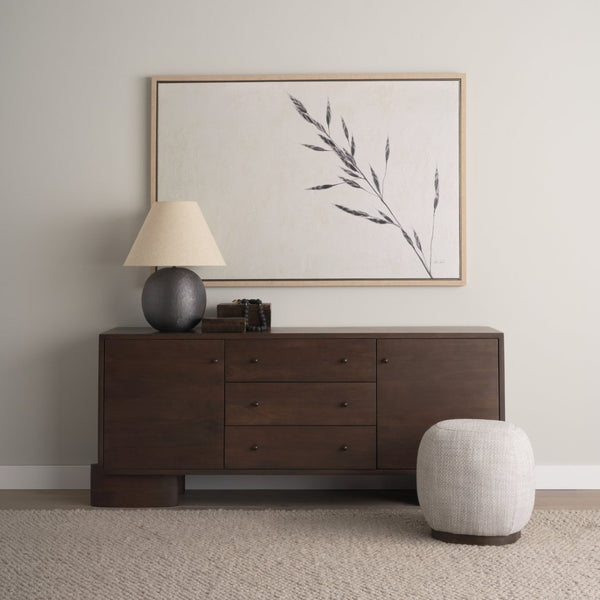 Mercana Sadiyah Table Lamp - Elegant Antiqued Metal Base with Cream Shade for Timeless Home Décor Lighting Black Metal | Natural Shade 70750