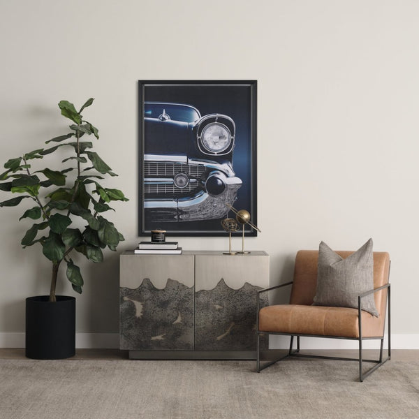 Mercana Atlas Celestial Metal Sculpture - Contemporary Ringed Planet Accent for Home & Office Décor Gold Metal | 12.0H 69997