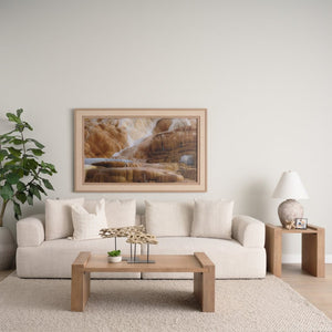 Mercana Marvin Artisan-Style Table Lamp with Handcrafted Base and Cream Shade for Cozy Illumination 70167