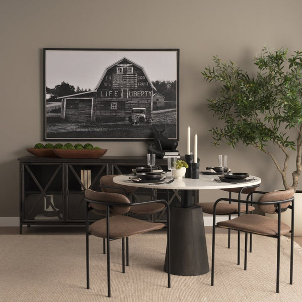 Mercana Radu Decorative Bull Accent - Modern Cast Aluminum Sculpture for Contemporary Home Décor & Styling 70719