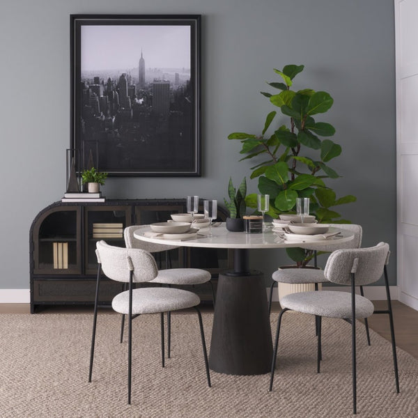 Mercana Casey Contemporary Dining Chair – Sleek Upholstered Comfort with Modern Design for Any Space 71014