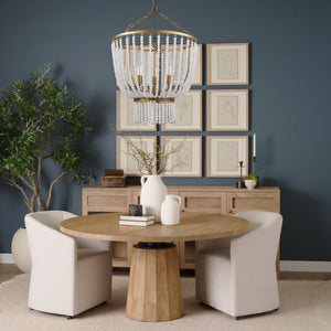 Mercana Rhone Chandelier – Vintage-Inspired Design with Antique Finish, Perfect for High-Ceiling Spaces 70368