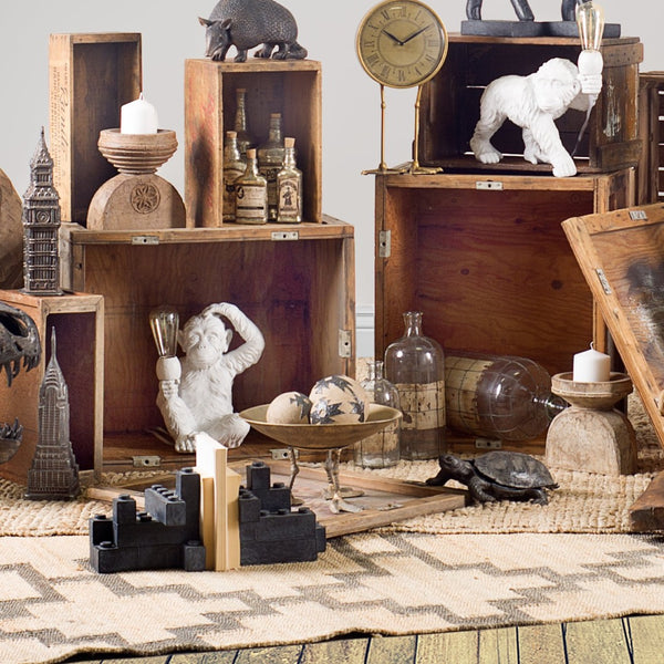 Mercana Chadwick Decorative Bowl with Webbed Feet - Modern Metal Accent for Stylish Home Decor Display 67219