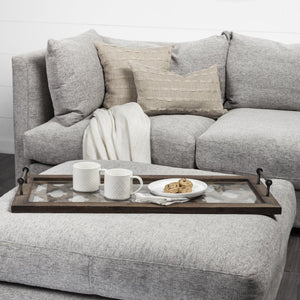 Mercana Stotonic Rectangular Serving Tray – Versatile Solid Wood Display Piece for Modern and Classic Décor 57670