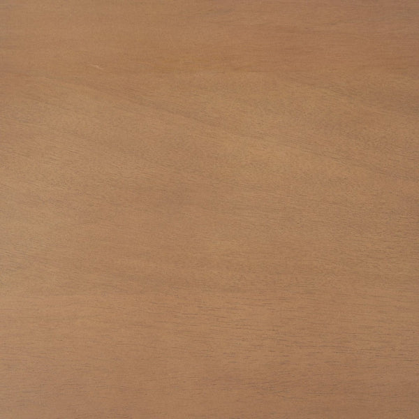 Mercana Jovani Elegant Round Dining Table in Solid Mango Wood with Sculptural Pedestal for Stunning Spaces 48" Lt Brown Wood Top | Lt Brown Wood Base 71105-AB