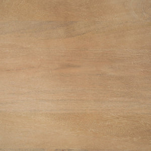 Mercana Grier 60" Solid Mango Wood Office Desk with Elegant Cane Drawer Fronts for Stylish Workspaces Light Brown Wood | Cane Accent 69899