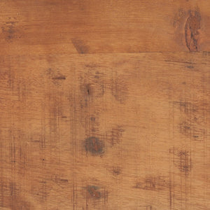 Mercana Jadine Set of 2 Rustic Wood Planters with Elegant Black Metal Frames for Indoor & Outdoor Decor Medium Brown | Rectangle 70157