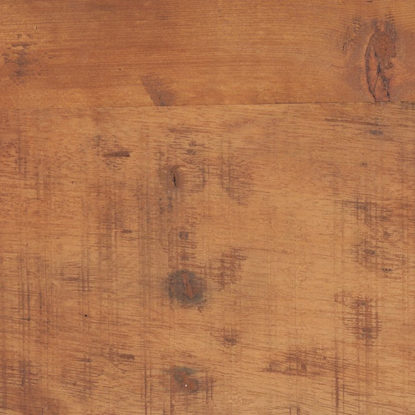 Mercana Jadine Set of 2 Rustic Wood Planters with Elegant Black Metal Frames for Indoor & Outdoor Decor Medium Brown | Rectangle 70157