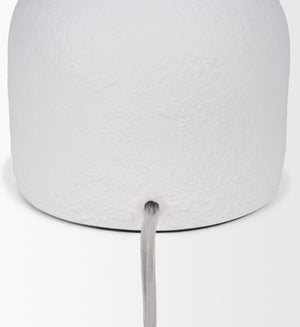 Mercana Everly Table Lamp - Modern Cement Base with Beige Shade for Ambient Lighting in Any Room Decor 69707