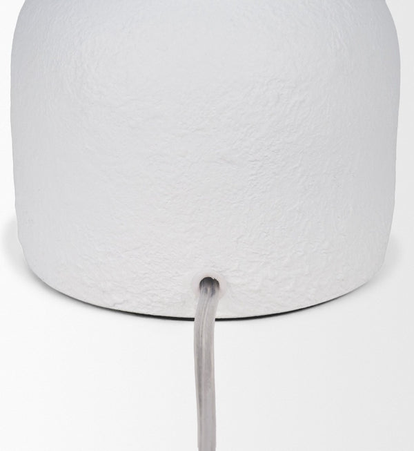 Mercana Everly Table Lamp - Modern Cement Base with Beige Shade for Ambient Lighting in Any Room Decor 69707