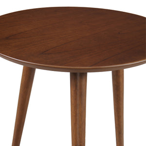 English Elm Christopher Knight Home® - End Table - Mid-Century Modern Walnut Accent Table With Handcrafted Details For Living Spaces N771P221029T