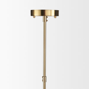 Mercana Elsa Clear Glass Chandelier with Six Bulbs - Luxurious Drum Design for Modern Elegance and Glamour 67139