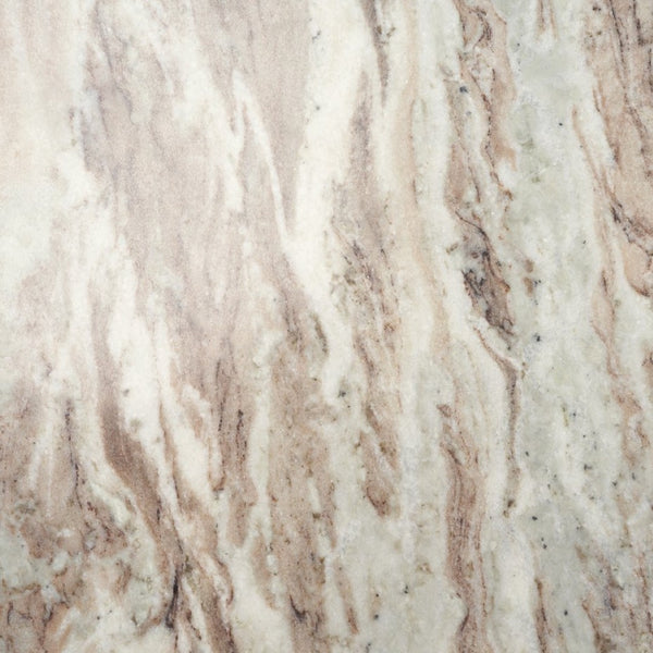 Mercana Allyson Round Pedestal Coffee Table with Unique Marble Top - Elegant Modern Design for Living Spaces 71102-AB