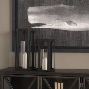 Mercana Balley Elegant Hexagonal Candle Holder Lanterns for Modern Décor and Ambient Lighting Showcase 69532