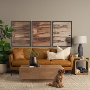 Mercana Alanna Set of 2 Stylish Mango Wood Nesting Accent Tables for Modern Living Room or Office Use 69944