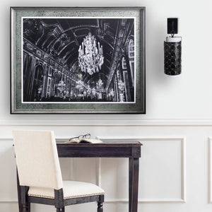 Mercana Brasseur III Contemporary Fish Scale Wall Sconce - Sculptural Lighting for Modern Home Decor Black Metal 65388