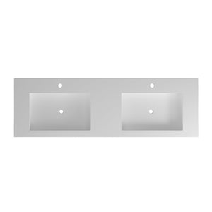 English Elm Stone Resin Rectangular Vessel Basin Sink for a Spa Inspired Bathroom Vanity T3785P355768