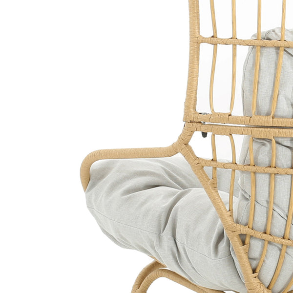 English Elm Christopher Knight Home® - Palos Outdoor Wicker Loveseat - Stylish Light Brown, Weather-Resistant Pe Rattan For Comfort & Durability N775P191275L